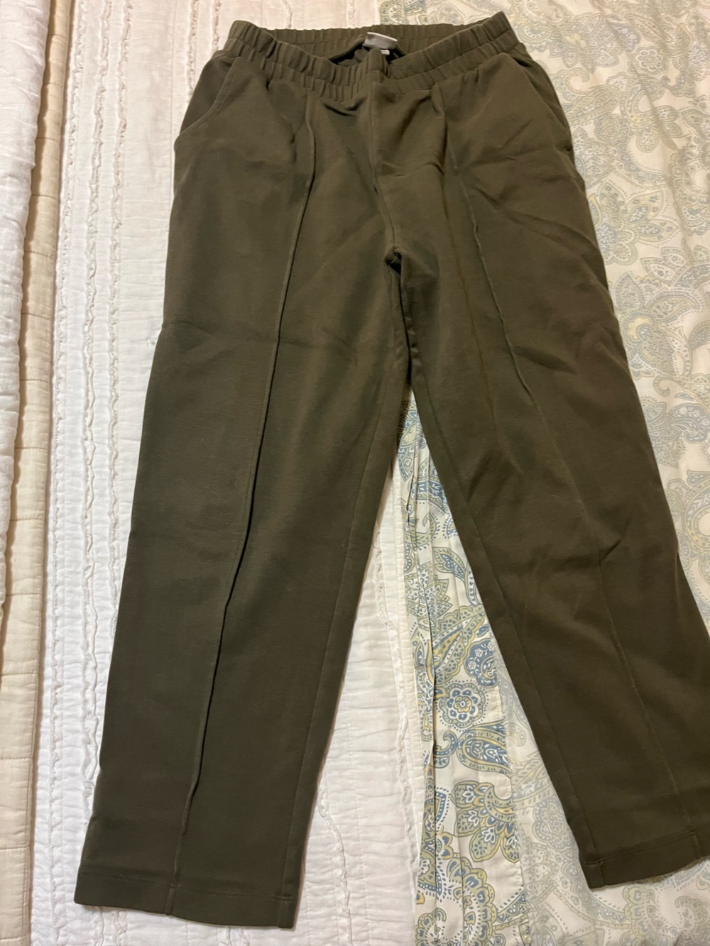 a new day Olive Green Elastic Waist Pull-On Pants
